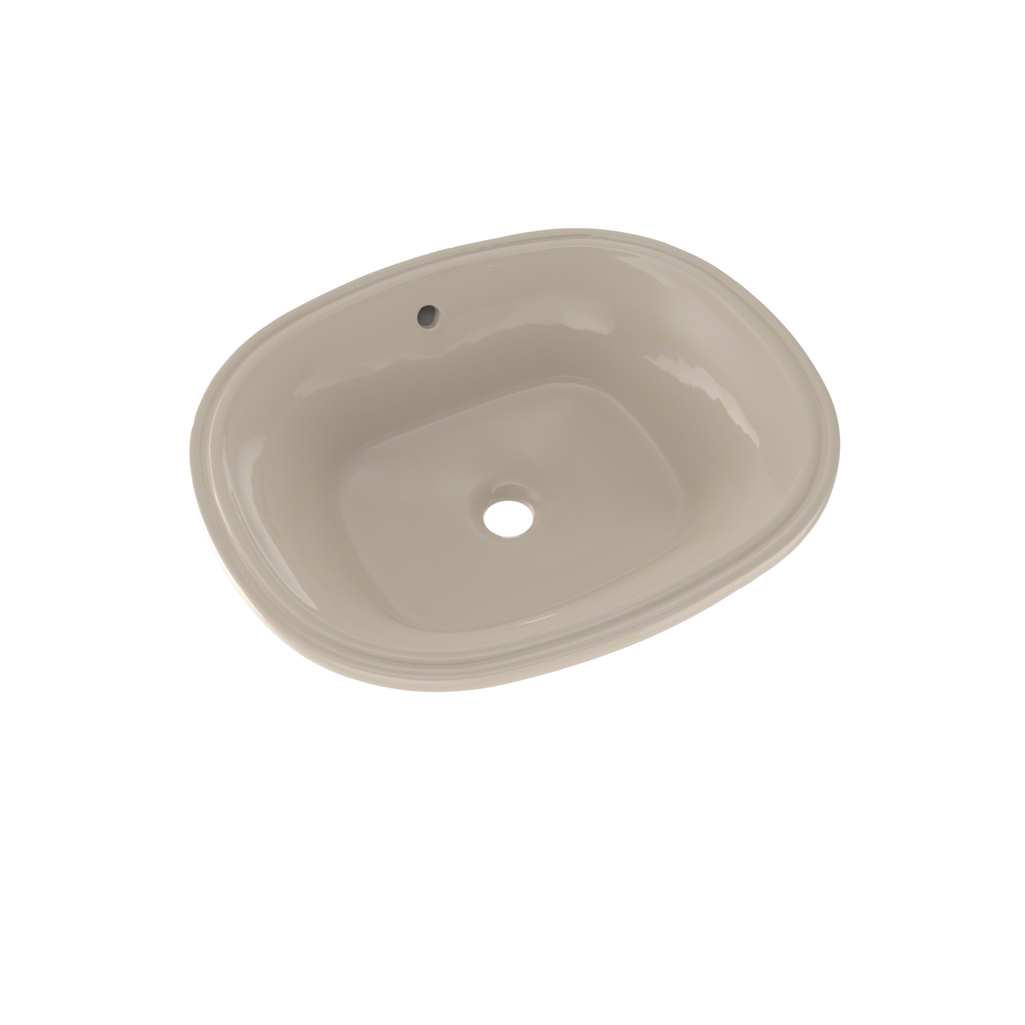 TOTO, TOTO Maris 17-5/8" x 14-9/16" Oval Undermount Bathroom Sink with CeFiONtect, Bone LT483G#03